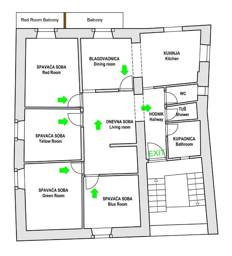 Puntin Rooms Sobe كورتْشولا المظهر الخارجي الصورة